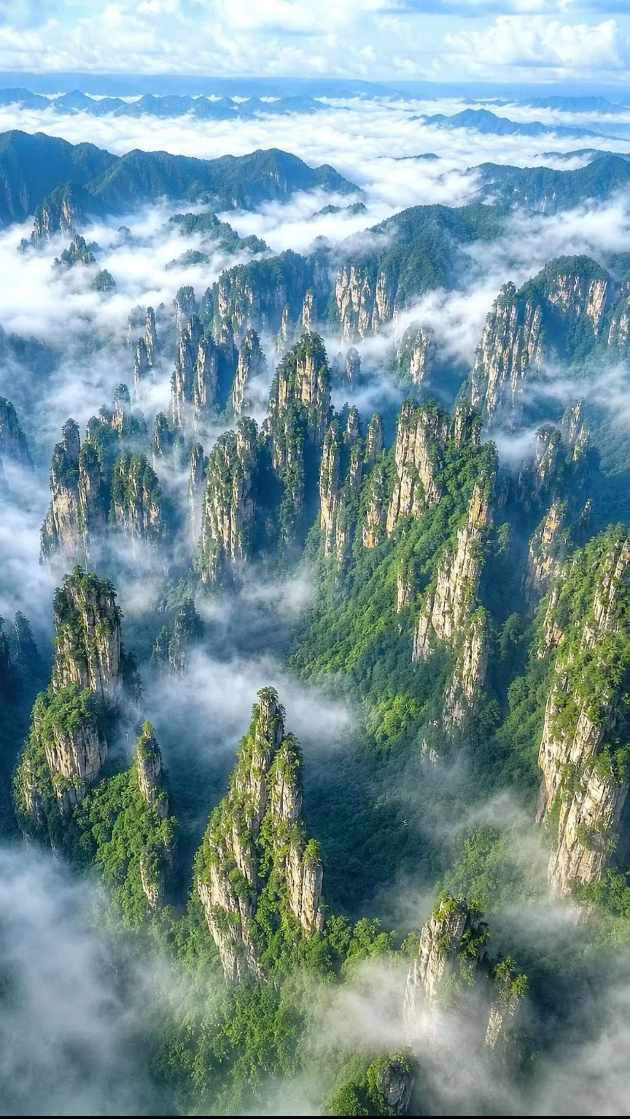 Aerial Views of the Peaks, Grand Canyon & Fenghuang