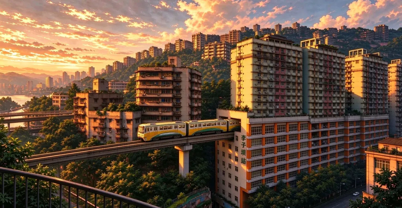 Liziba Monorail Station