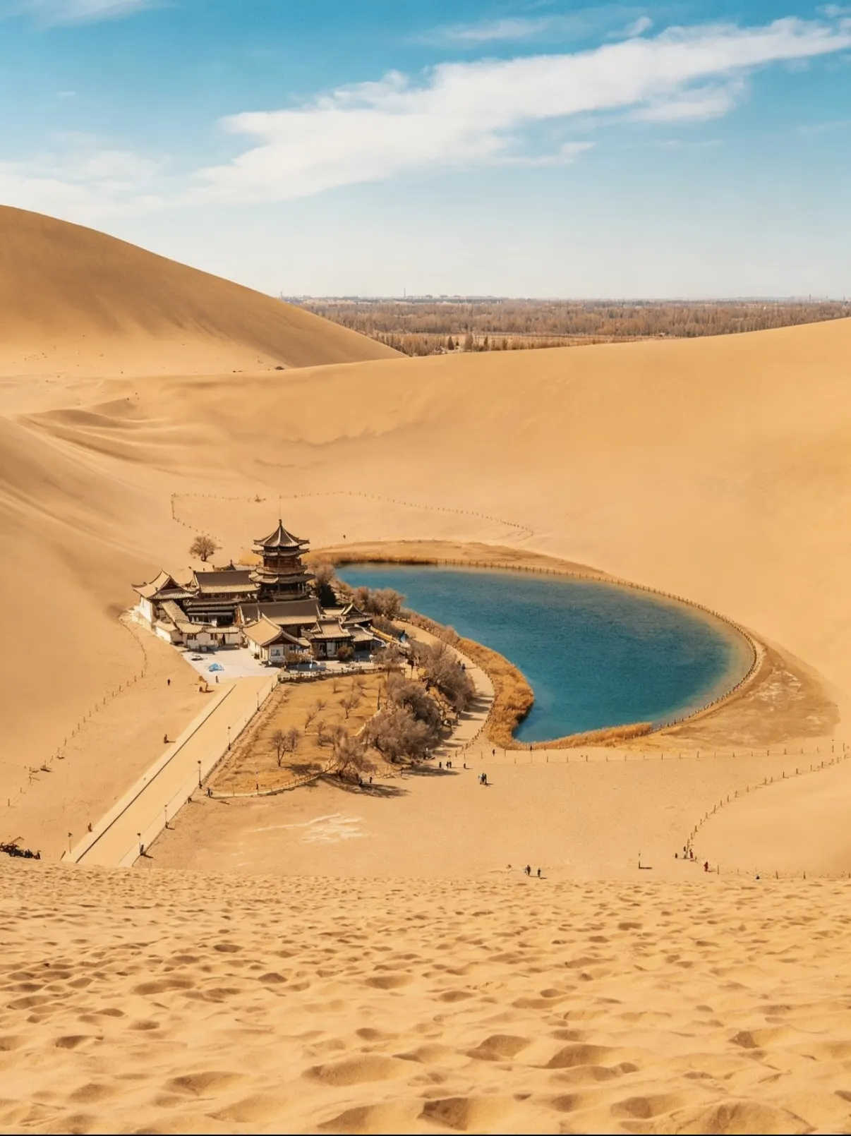Jiayuguan to Dunhuang · Mingsha Mountain & Crescent Lake