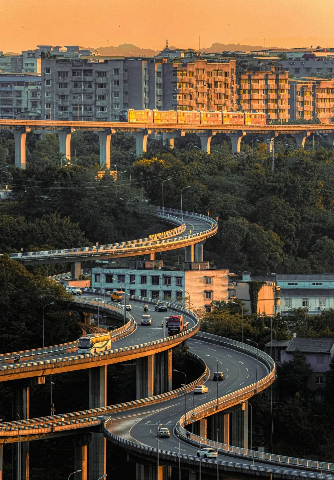 <span>Chongqing</span><span>China's Neon </span><span>Mountain City</span>